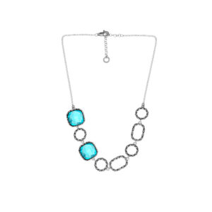 Collana "Alchimia" Crystal Light Blue