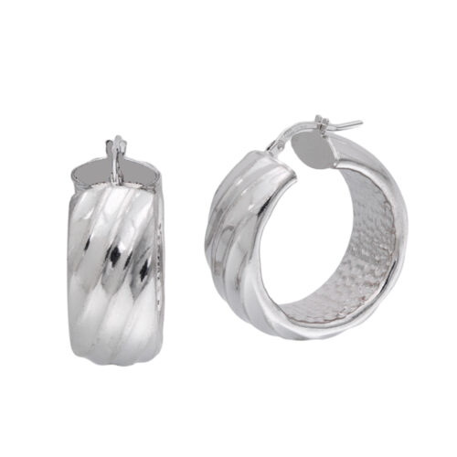 Orecchini cerchio "Tube"