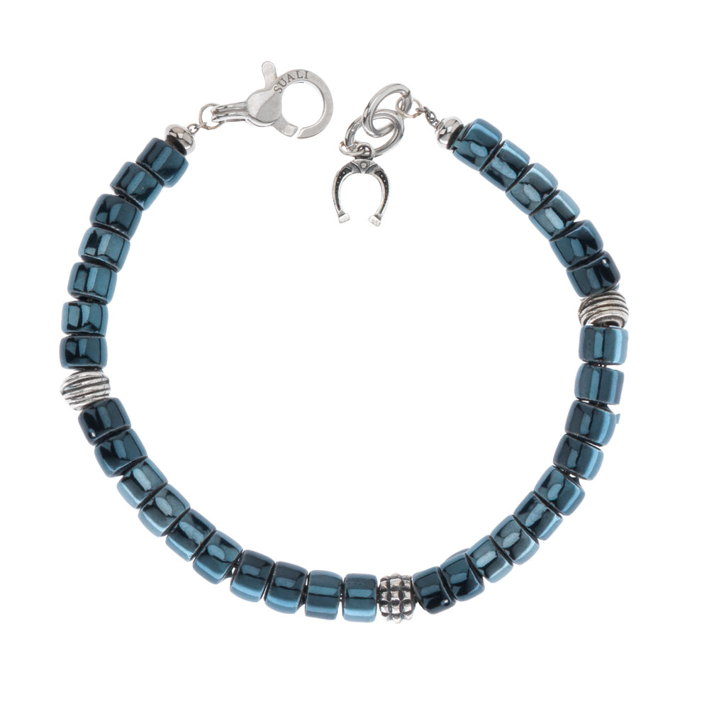 BM3217_1 Bracciale pietre blu - immagine 1