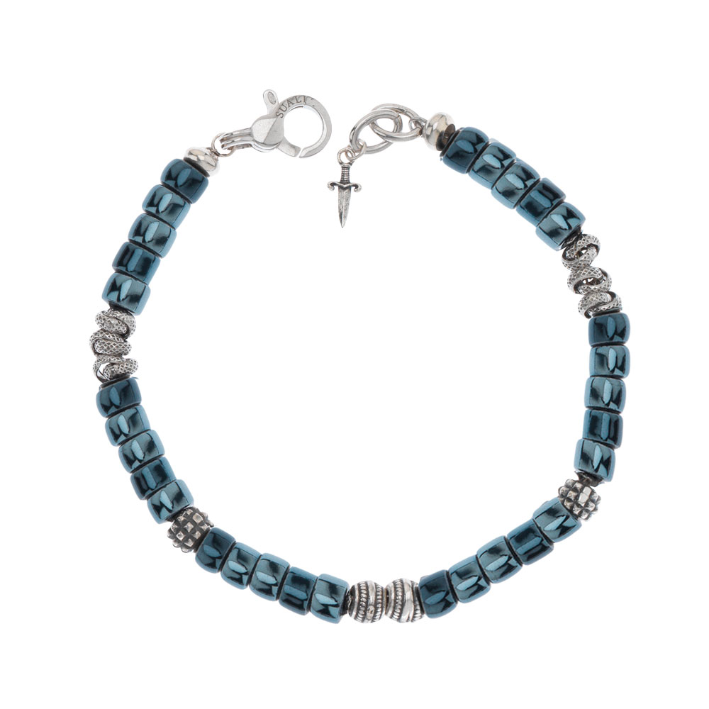 BM3218_1 Bracciale pietre blu - immagine 1
