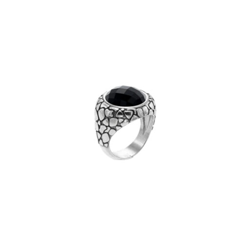 Anello uomo con gemma